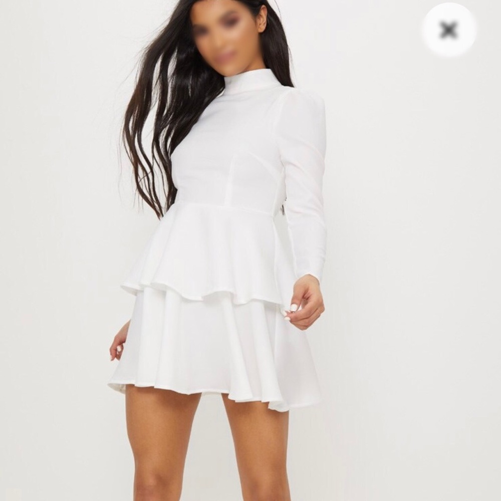 PRETTYLITTLETHING High Neck Dress